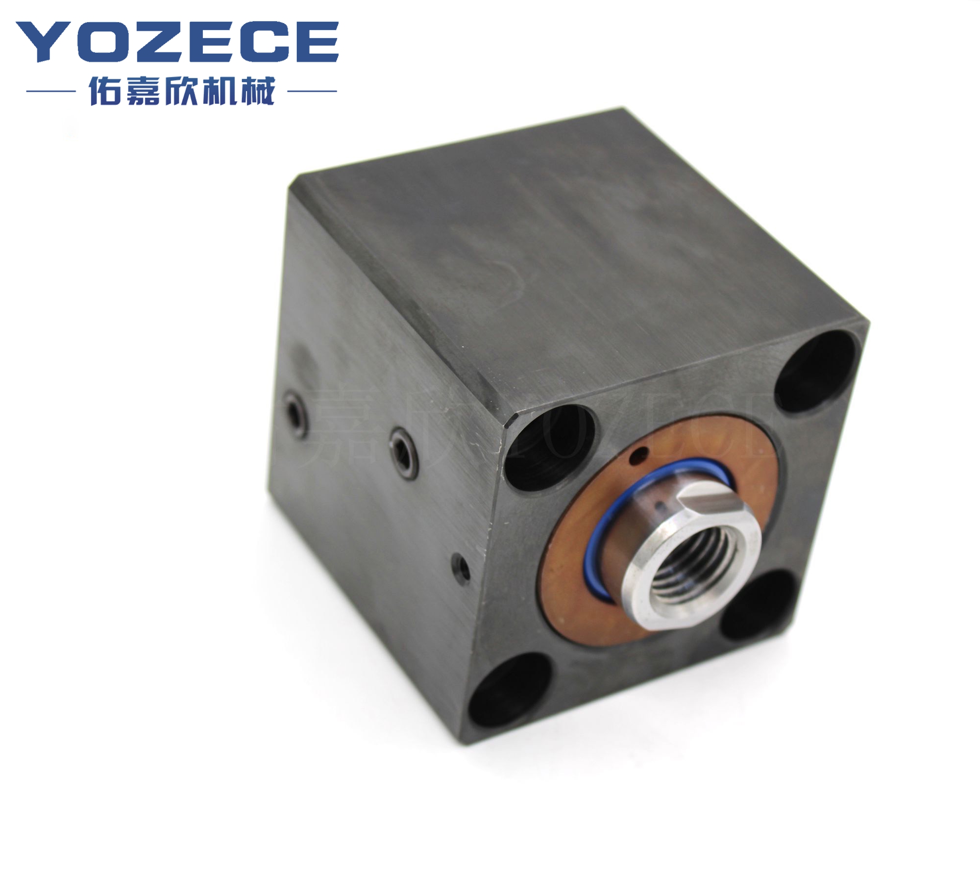 Rear Ports Against Mounting Plate Compact Hydraulic Cylinder