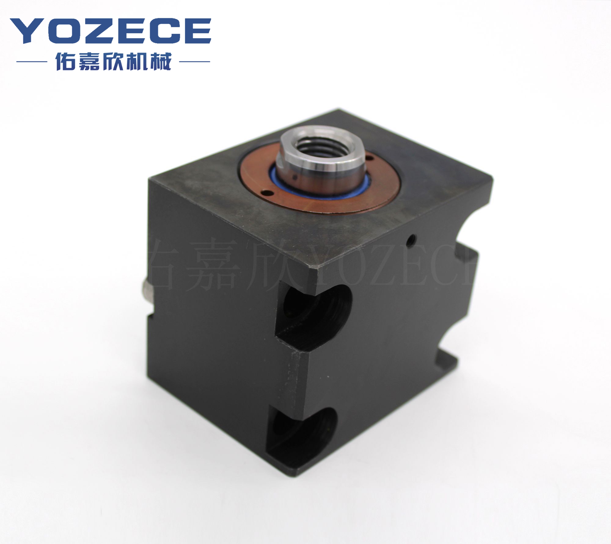 Side Ports Against Mounting Plate Compact Hydraulic Cylinder