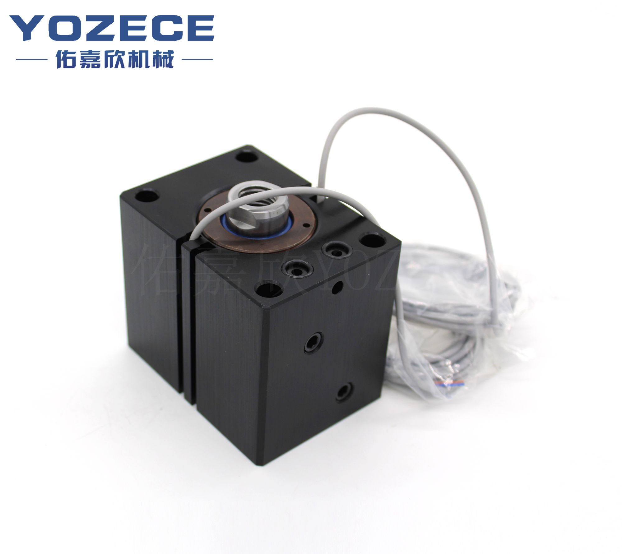 Head Ports Against Mounting Plate Magnetic Compact Hydraulic Cylinder